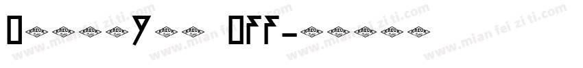 Overbyte Off字体转换